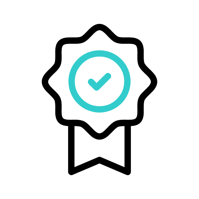medalha de expertise e confiança